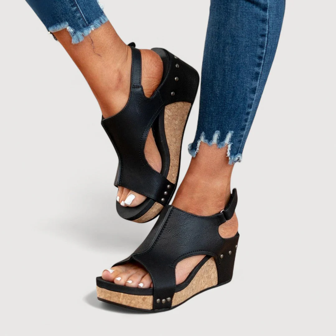 Adelina | Sandalias De Mujer Con Cuña Cómoda - Imagen 7